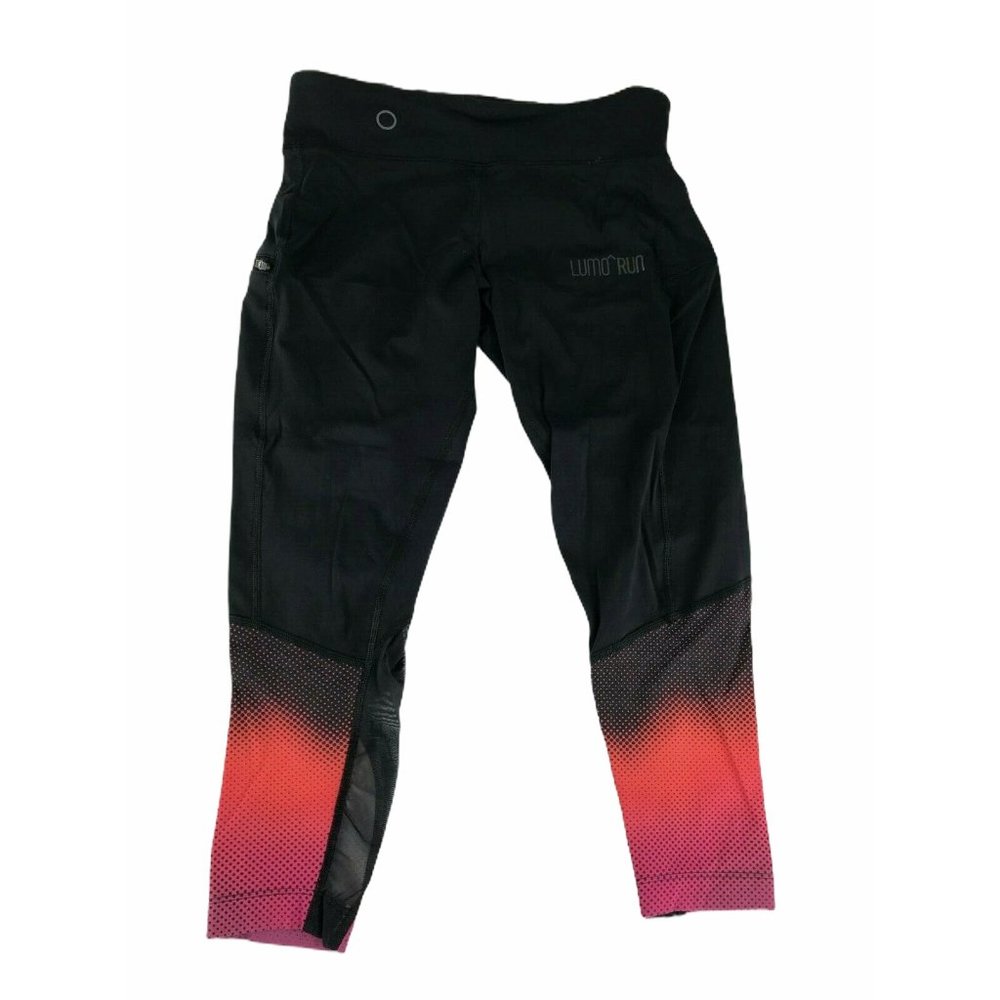 LUMO Run Women's Yoga Running Capri Pant Crop XS